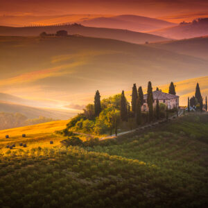 Tuscany rolling hills