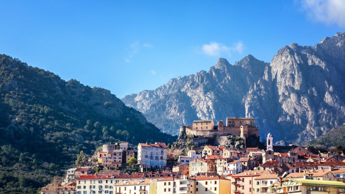 Arrive in Corsica