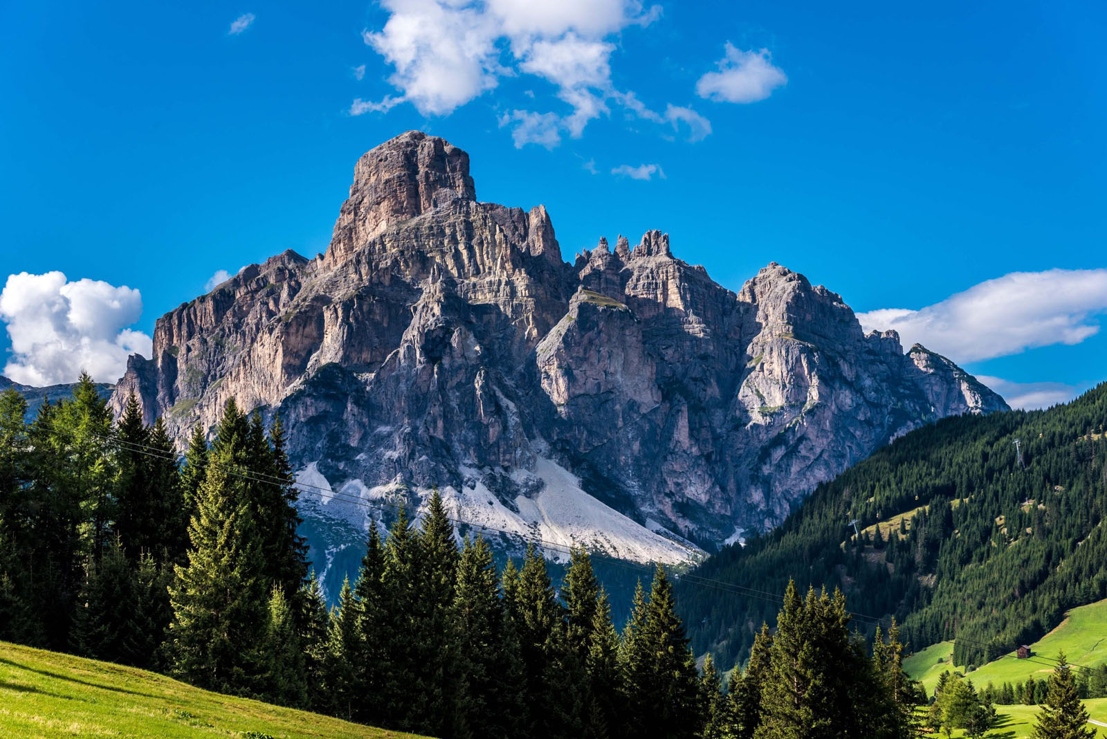 Dolomites Italy - Mountains of Passo Sella