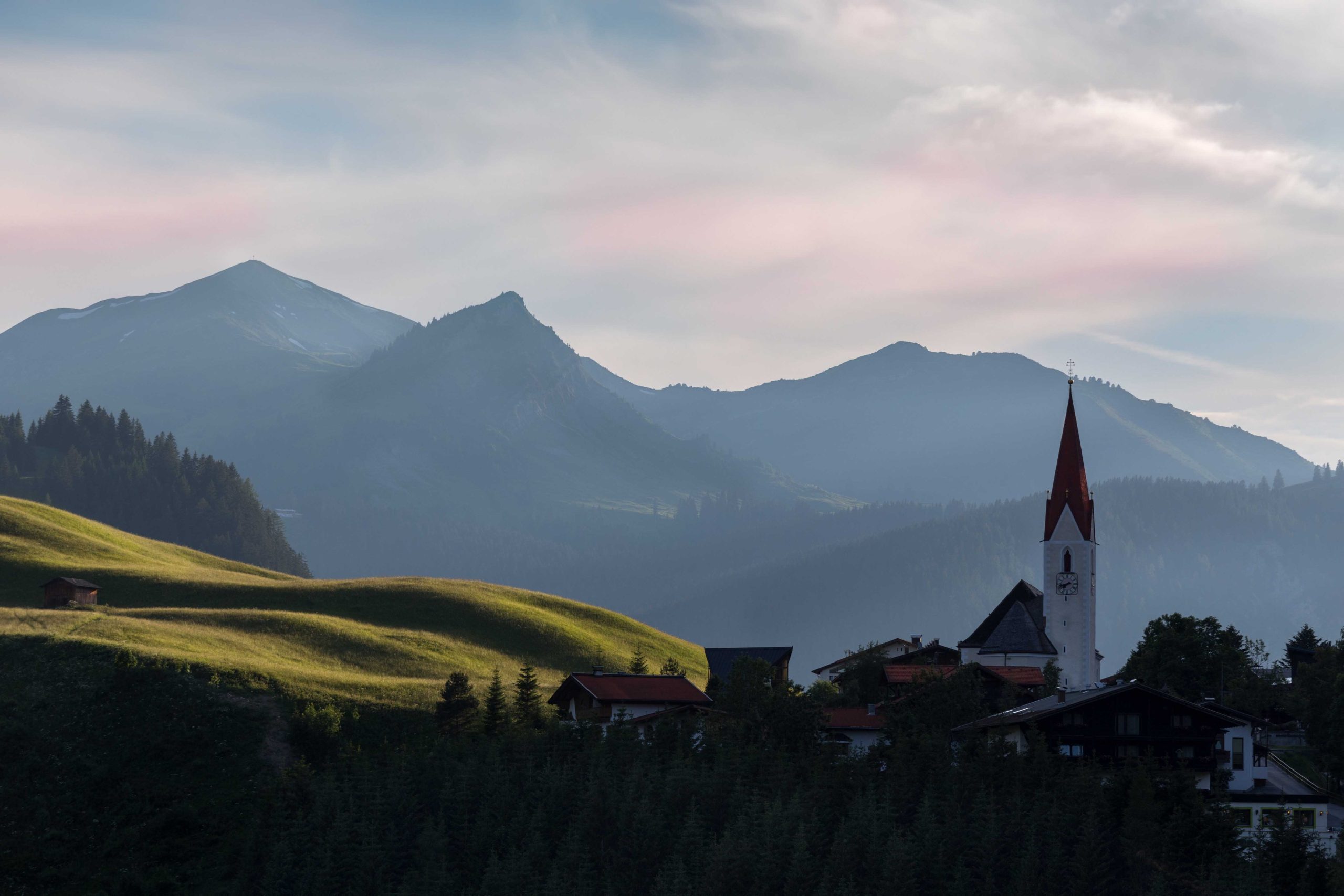 Berwang Village in Tyrol