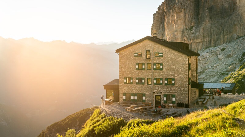 Rifugio Brente exterior