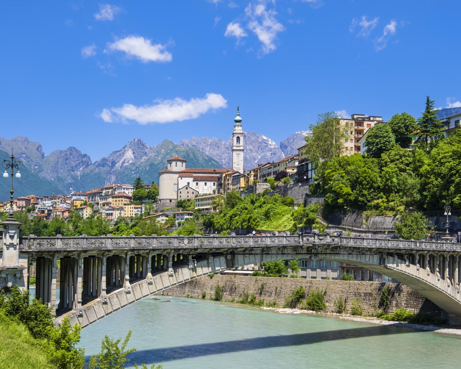 Belluno, Ponte della Vittoria (Veneto, Italy)