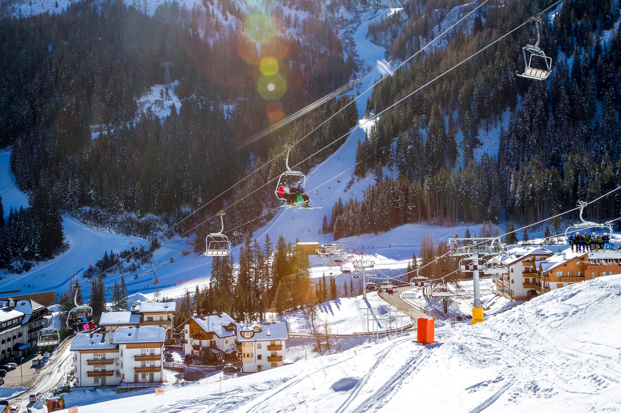 Arabba village, Sellaronda