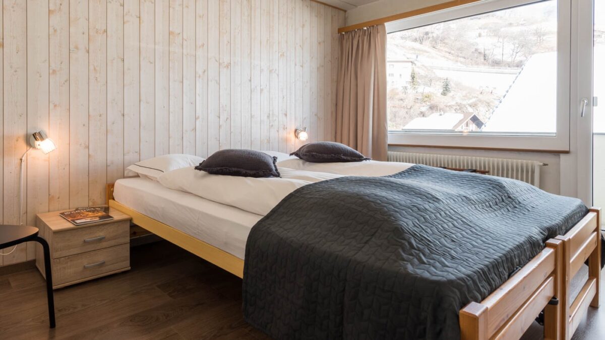 Hotel, Gampel-Steg bedroom