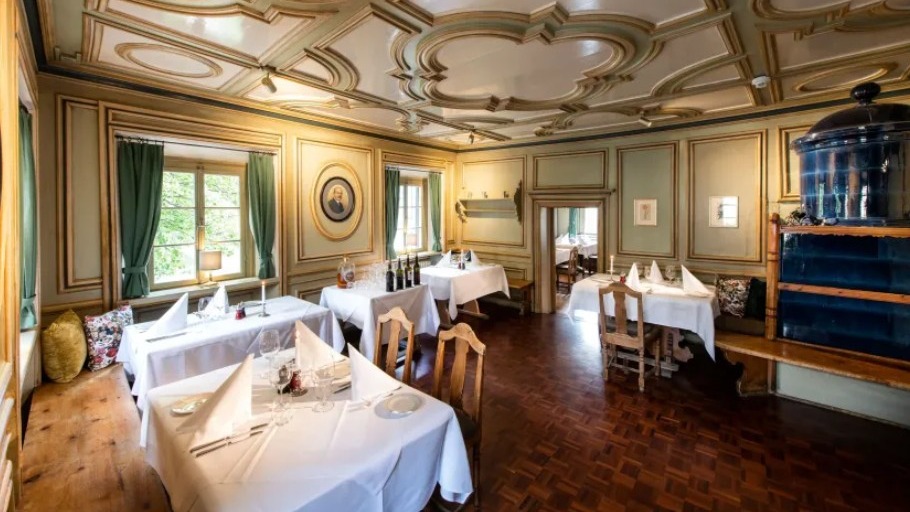 3* Hotel, Zuoz dining room