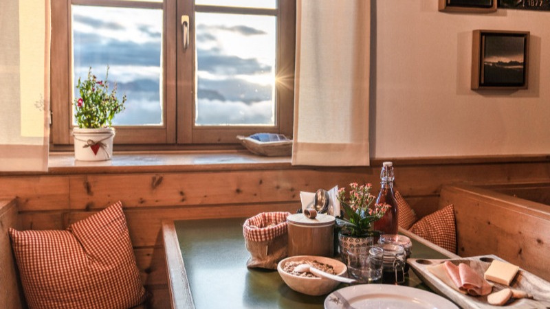 Rifugio Kostner dining room