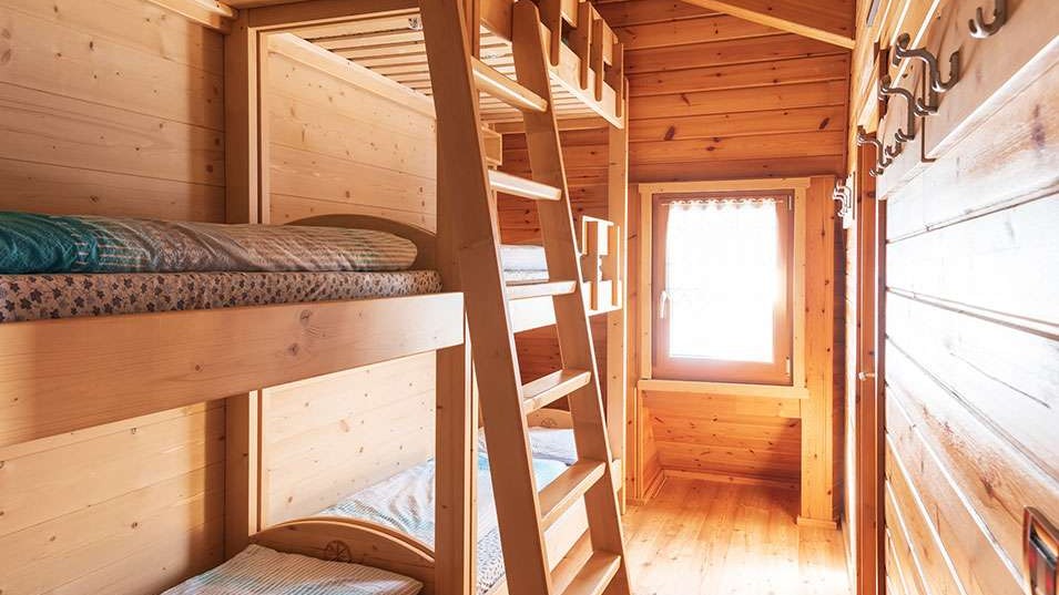 Rifugio Antermoia dorm room