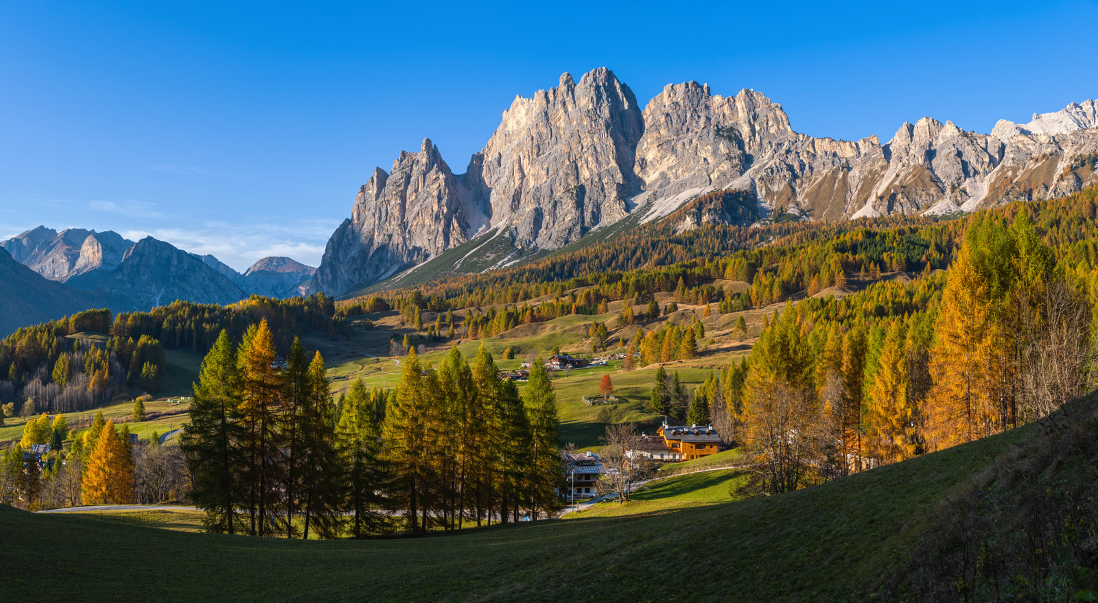 Autumn Cortina d'Ampezzo environs, Italy Dolomites