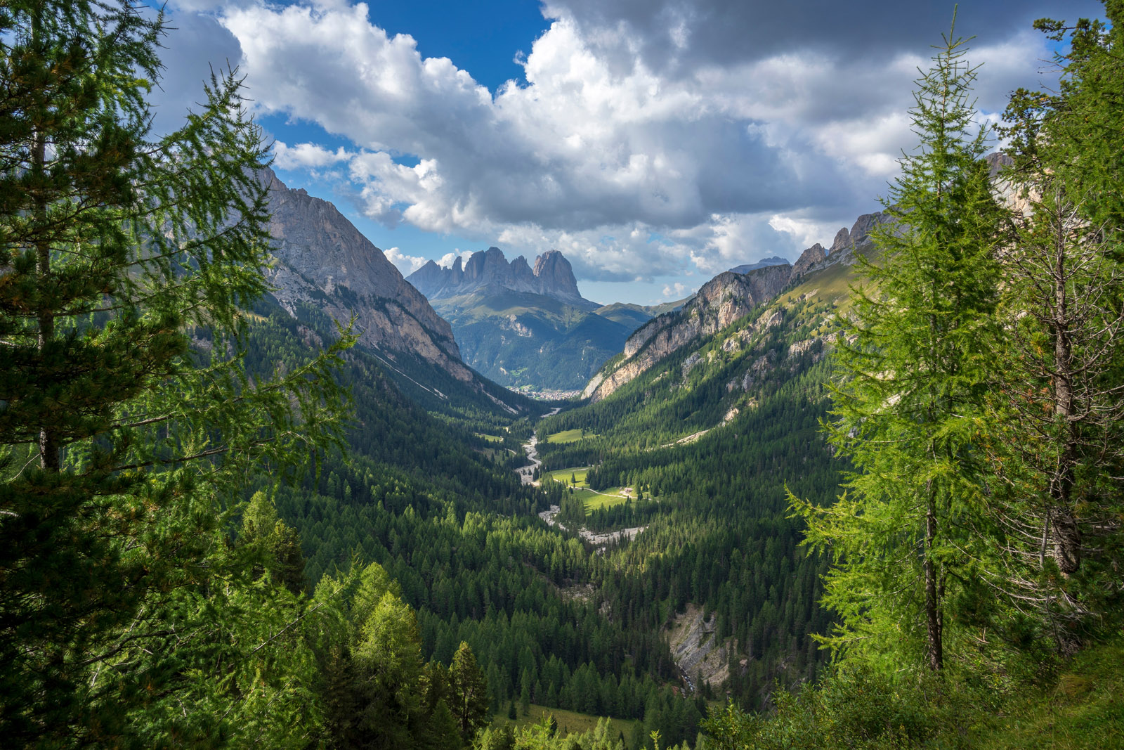 View of the Val Contrin valley. Dolomites. South Tyrol. Italy.