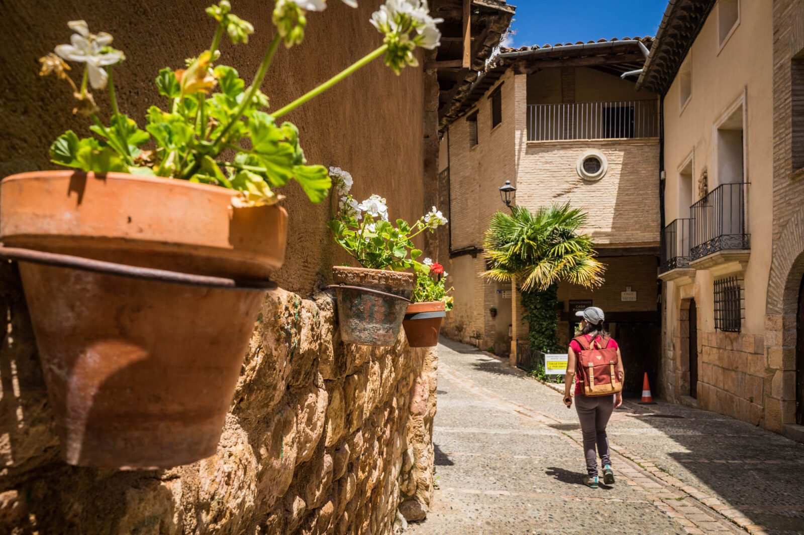 Alquezar streets, Spain