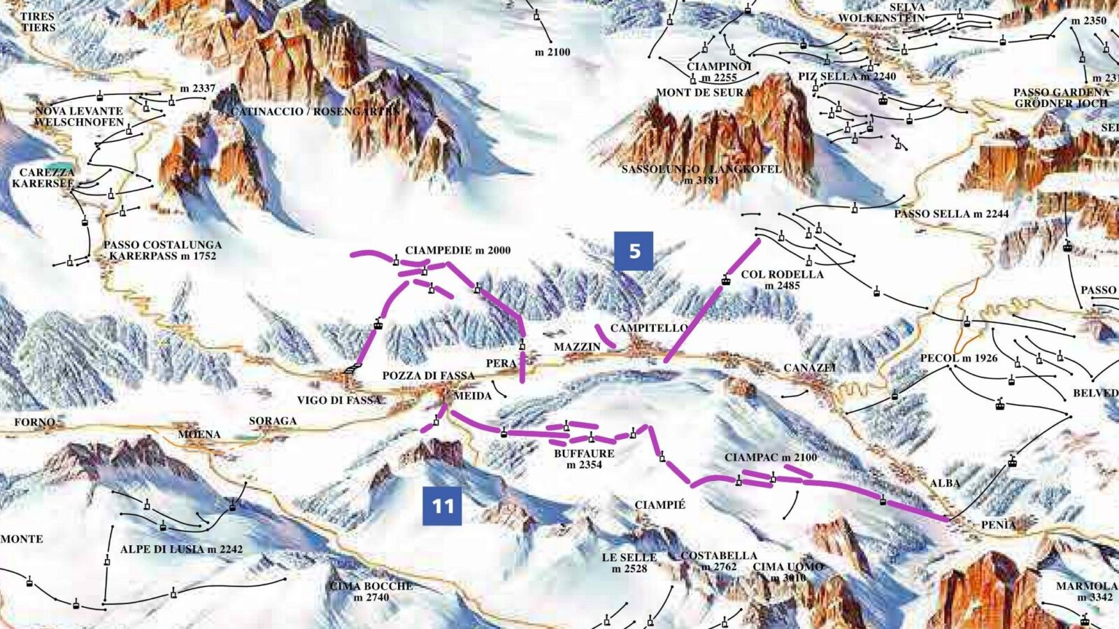 Val di Fassa completa